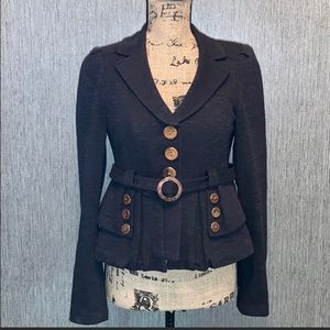 Nanette Lepore pleated hem blazer